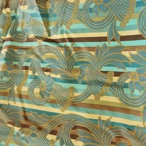 Beautiful turqoise & green Fabric